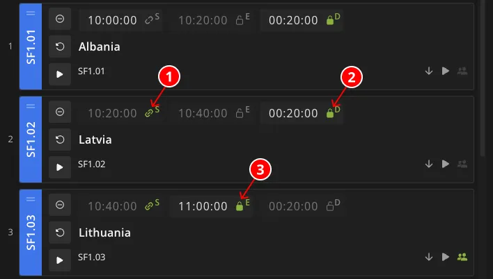 Link and lock times